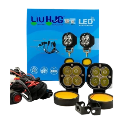 LIU HJG 4 LED Foglight with wiring kit (Set of 2)