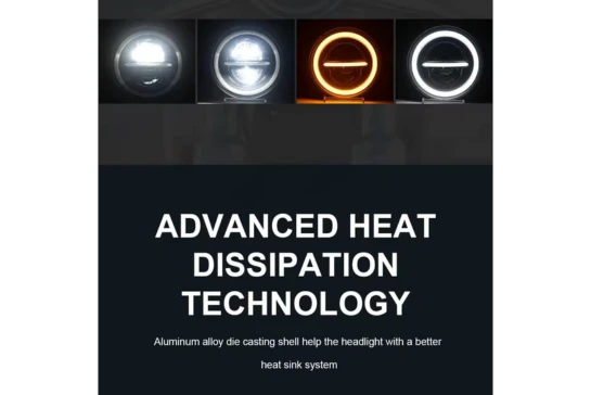 LIU HJG 5.7-Inch Minus with Ring Headlight