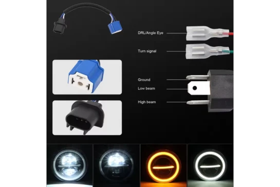 LIU HJG 5.7-Inch Minus with Ring Headlight