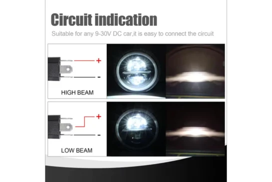LIU HJG 5.7-Inch Minus with Ring Headlight