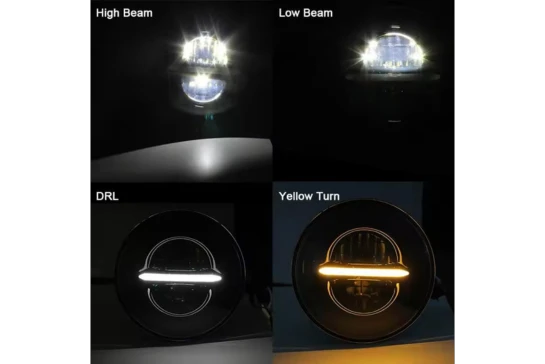 LIU HJG 7-Inch Minus without ring Headlight