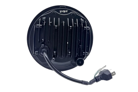 LIU HJG BOSS LED Headlight Compatible With Royal Enfield & Thar Yellow, White, DRL, HighLow Beam