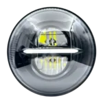 Moto Powerz 7-Inch Minus Headlight 80W, 12-80V Compatible With Classic 350 Standard Gypsy and Thar