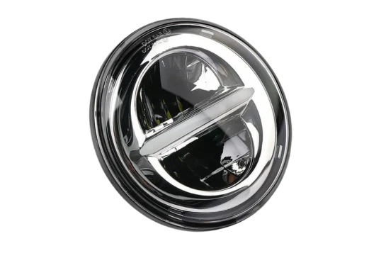 Moto Powerz 7-Inch Minus Headlight 80W, 12-80V Compatible With Classic 350 Standard Gypsy and Thar