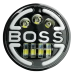 Moto Powerz BOSS headlight compatible with Royal EnfieldThar