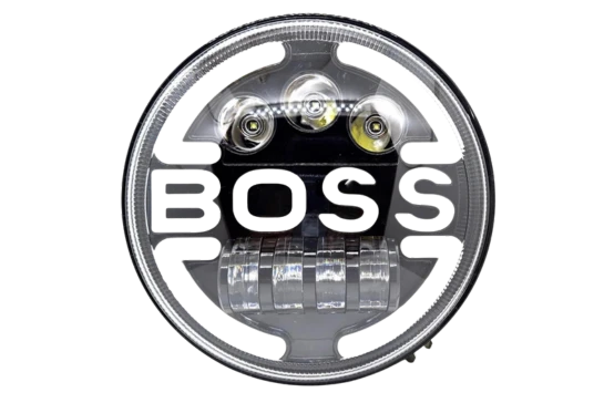 Moto Powerz BOSS headlight compatible with Royal EnfieldThar