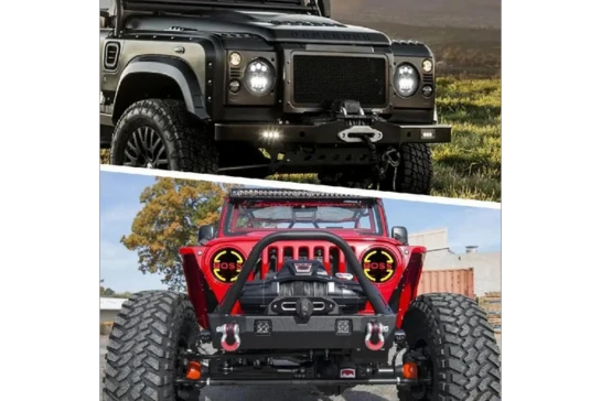 Moto Powerz BOSS headlight compatible with Royal EnfieldThar