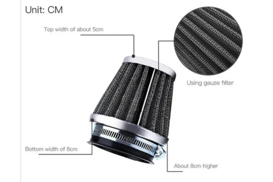 Moxi Black Universal Air Filter